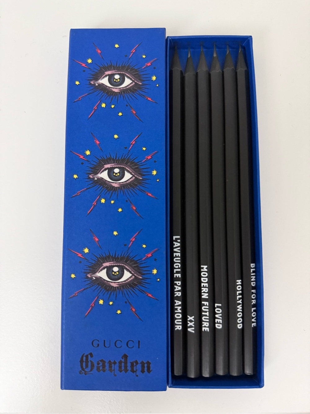 Gucci Garden set of 6 pencils